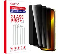 Anti-Spy Screen Protector For Iphone 13/14/13 Pro, 3 Pieces Privacy Screen Protector, Tempered Glass Protective Film, Case Friendly, Anti-Scratch, 9h Hardness