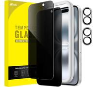Anti-Spy Screen Protector For Iphone 16 6.1 Inch With Camera Lens Protector, Tempered Glass Film, Easy Installation Tool, Pack Of 2 Each