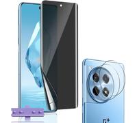 Anti-Spy Screen Protector For Oneplus 12, 1 Pieces Flexible Tpu Film Privacy Screen Protector 2 Pieces Camera Lens Protector, Anti-Scratch, Anti-Spy Protector