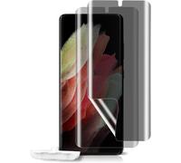 Anti-Spy Screen Protector For Samsung Galaxy S21 Ultra 5g, [2 Pieces] Anti-Spy Non-Glass, Flexible Tpu Privacy Film For Samsung Galaxy S21 Ultra 5g