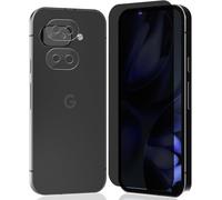 Anti-Spy Tempered Glass For Google Pixel 9a, 1 Piece Screen Protector And 2 Pieces Camera Lens Protector, 9h Hardness Anti-Scratch Privacy Glass For Google Pixel 9a