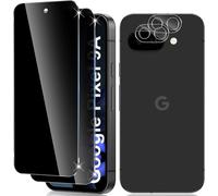 Anti-Spy Tempered Glass For Google Pixel 9a, 2+2 Pieces Anti Spy Tempered Glass And Rear Camera Protector, 9h Hardness Anti-Scratch Bubble-Free Screen Protector