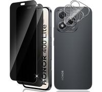 Anti-Spy Tempered Glass For Honor 400 Lite 5g, 2+2 Pieces Anti-Spy Tempered Glass And Camera Protection, 9h Hardness Anti-Scratch Bubble-Free Tempered Glass Screen Protector