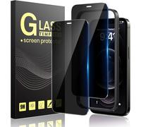 Anti-Spy Tempered Glass For Iphone 12 Pro 6.7 Inch, Glass Protection For Iphone 12 Pro Screen Protector Kit Easy Installation Tool, [Bubble-Free] [9h Hardness][Easy To Install]