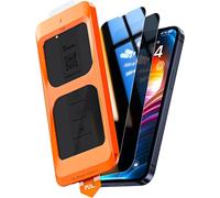 Anti-Spy Tempered Glass For Iphone 13/13 Pro/Iphone 16e 6.1 Inch, 25° Real Anti-Spy Anti-Spy Glass Automatic Dust Removal Bubble Free 9h Compatible Phone Cases 2pcs