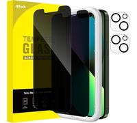 Anti-Spy Tempered Glass For Iphone 13 Mini 5.4 Inch With Rear Camera Lens Protection, Screen Protector Film, Installation Tool, 2 Pieces Each
