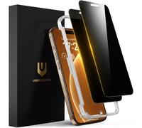 Anti-Spy Tempered Glass For Iphone 16 Pro 6.3 Inches, Black Edge Full Screen Protection [Pack Of 2], Screen Protector Film [Scratch Resistant, Anti-Fingerprint]