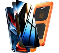 Anti-Spy Tempered Glass For Iphone 16 Pro, Automatic Dusting, 9h Hardness Scratch Resistant, Bubble Free, Screen Protector For Iphone 16 Pro Privacy Film, 2 Pieces