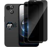 Anti-Spy Tempered Glass For Iphone 16e, 2 Pieces Privacy Screen Protector And 2 Pieces Rear Camera Protector, 9h Hardness Resistant Privacy Screen Protector Anti-Spy