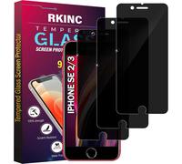 Anti-Spy Tempered Glass For Iphone Se 3 2 2022 2020, [3 Pack] Enhanced Privacy Angle, Ultra-Strong 9h Hardness, Bubble-Free