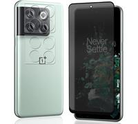 Anti-Spy Tempered Glass For Oneplus 10t 5g, 1 Piece Screen Protector And Camera Lens Protector 2 Pieces, 9h Hardness Anti-Scratch Privacy Glass For Oneplus 10t 5g