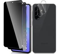 Anti-Spy Tempered Glass For Samsung Galaxy A36, 2+2 Pieces Anti-Spy Tempered Glass And Rear Camera Protector, 9h Hardness Anti-Scratch Bubble-Free Screen Protector