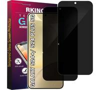 Anti-Spy Tempered Glass For Samsung Galaxy S24 Plus/S24+, [Pack Of 2] [Does Not Support Fingerprint Id Compatible] Improved Privacy Angle, 9h Hardness, Bubble-Free