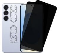 Anti-Spy Tempered Glass For Samsung Galaxy S25 Plus 5g, 2 Pieces Privacy Film And 2 Pieces Rear Camera Protector, Anti-Scratch Anti-Spy Screen Protector For Galaxy S25 Plus 5g