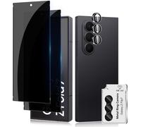 Anti-Spy Tempered Glass For Samsung Galaxy Z Fold 7 5g/Z Fold7 5g, 2+1 Pieces Anti-Spy Screen Protector + Camera Lens Protector Film, 9h Hardness Bubble-Free Privacy Screen Protectors