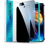 Anti-Spy Tempered Glass Screen Protector For Iphone 15 Pro 6.1 Inch Full Coverage Privacy Glass Film With Easy Installation Tool ¿ Pack Of 2