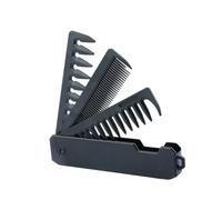Anti-statistiques De Voyage De Voyage Poche Coiffure Cheveux Démantage Peigne Démêlant À Une Dent Fine Et Large 3 In1 Pliage Coiffure Cheveux