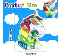 Anti-Stress Sensory Toy for Children,Colour Sorting Sensory Toys,Gift for Children,Baby Girl,Boy 3+ Years (Unicorn)