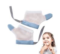 Anti Succion Pouce,1 Paire Garde De Suceur Résistant À La Bouchée, Protection Des Doigts Respirante Pour Bébé, Butée À Ventouse, Arrêt D'aspiration Des Doigts Réglable Pour Enfant, Bébés