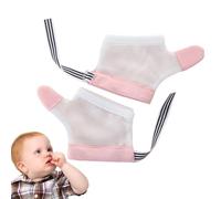 Anti Succion Pouce,1 Paire Garde De Suceur Résistant À La Bouchée, Protection Des Doigts Respirante Pour Bébé, Butée À Ventouse, Arrêt D'aspiration Des Doigts Réglable Pour Enfant, Bébés