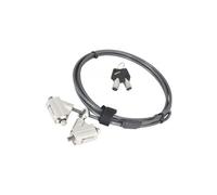 Urban Factory Câble antivol CRS02UF Double verrouillage avec clé 2 m Noir