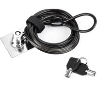 Anti-Theft Cable for PC Security Cable Laptop Sticker 3 m Resistant Cable Length 2 m with 2 Keys for Laptop Tablet Mac iPad Smartphone