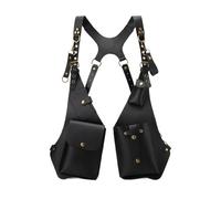 Anti Theft Shoulder Bag, Waterproof Backpack Pack, Vintage Double Shoulder Carry with Secure Multi Pocket Design Style, Travel Home Use Pack, Daily Carry Kit, Bag for Men Women School Work Walking