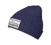 Anti-Transpiration Bonnet Souple Tricoté Je ne suis Pas à la Retraite, Je suis Un Grand-père Professionnel Retraite 2023 Bonnet Chapeau Tricot Classique Chapeau d'hiver Tricoté pour Ski