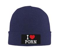 Anti-Transpiration Tricoté Bonnet C'est drôle, I Love Le Porno Bonnets en Tricot Unisexe Chapeau Tricoté pour Cyclisme Femme Adultes