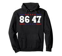Anti Trump 86 47 Humour Politique Rétro Vintage Sweat à Capuche