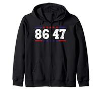 Anti Trump 86 47 Humour Politique Rétro Vintage Sweat à Capuche