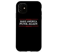 Anti-Trump Apparel & Gifts: Make America Punk Again Coque pour iPhone 11