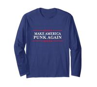 Anti-Trump Apparel & Gifts: Make America Punk Again Manche Longue
