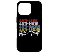 Anti Trump Haine Mensonges et Fascisme Résister Vote Nov 5 2024 Coque pour iPhone 16 Pro