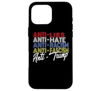 Anti Trump Haine Mensonges et Fascisme Résister Vote Nov 5 2024 Coque pour iPhone 16 Pro Max