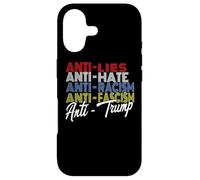Anti Trump Haine Mensonges et Fascisme Résister Vote Nov 5 2024 Coque pour iPhone 17