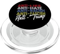 Anti Trump Haine Mensonges et Fascisme Résister Vote Nov 5 2024 PopSockets PopGrip pour MagSafe