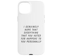 Anti-Trump Résister au fascisme Politique Anti-républicain américain Coque pour iPhone 15 Plus