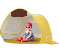 Anti-Uv Baby Pop Up Beach Tent-Anti-Uv,High Sun Protection Uv 50+,Ventilation-Yellow