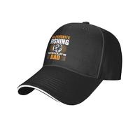 Anti UV Casquette De Baseball,Chapeau De Papa Mon Partenaire De Pêche Préféré M'Appelait Papa Confortable Casquette De Camionneur pour Sport Badminton Homme