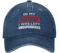 Anti UV Casquette de Camionneur pour ma défense, J'Ai été laissé sans Surveillance Bonnet de Golf Anti Soleil Casquette de Sport pour Homme Camping Badminton