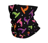 Anti-UV Chapeaux Demi-Visage, Cache-Col Motif Amusant de Chapeau de sorcière coloré Multi-Usage Écharpe Demi-Visage pour Randonnée Adulte Cyclisme