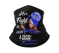 Anti-UV Écharpe Demi-Visage Son Combat Est Notre Combat. Sensibilisation Headwrap Étanche À La Poussière Bande De Cheveux pour Extérieur Cyclisme Ski