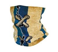 Anti-UV Écharpe Tube,Drapeau nicaraguayen Vintage combiné,Chapeaux Demi-Visage Séchage Rapide Cache-Cou pour Course à Pied Sports Adulte 26X30cm