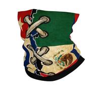 Anti-UV Écharpe Tube,Drapeau Vintage du Mexique, du Mexique et de Cuba,Protection du Visage Séchage Rapide Echarpe Gaiter pour Homme Sports Vélo 26X30cm