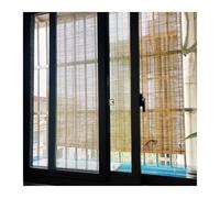 Anti-UV Intérieur Fenêtre Store Vénitien, Rétro Respirante Extérieur Rideau de Paille, Protection Solaire Jardin Store À Rouleau en Bambou(W100xH190cm/39x75in)