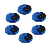 Anti-vibrateur SGerste pour raquette de tennis - Motif : Yin et Yang bleu - Lot de 6 pièces