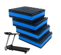 Anti Vibration - 4 Piece Anti Slip Noise Reduction Damping Mats Rubber Design, Appliance Stability Feet, Shock Absorbing Base | Home Use for Washer Dryer Treadmill Compressor Indoor