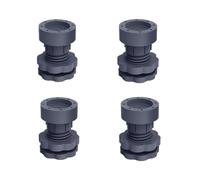 Anti Vibration Machine à Laver Coussinets de pieds universels for Machine à laver, hauteur réglable, 4 pièces, tapis élévateur antidérapant, amortisseurs Support