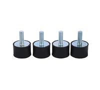 Anti Vibration Mount, 4x M8 M6 Rubber Mounts Anti Vibration Silentblock Bobines D'amortisseur (VD30*20 M8*23) Anti Vibration Silenbloc Caoutchouc Amortisseur Silencieux Fixations en Caoutchouc
